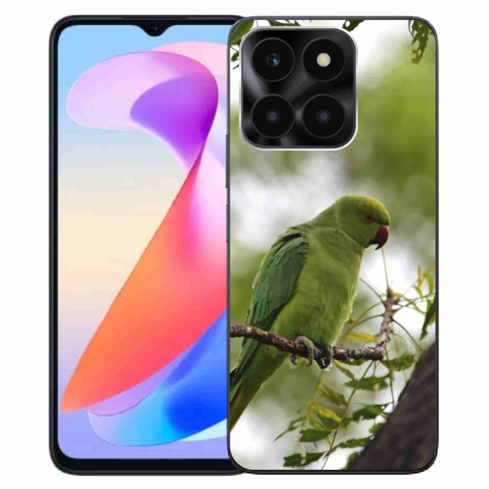 Gelový kryt mmCase na Honor X6a - zelený papoušek