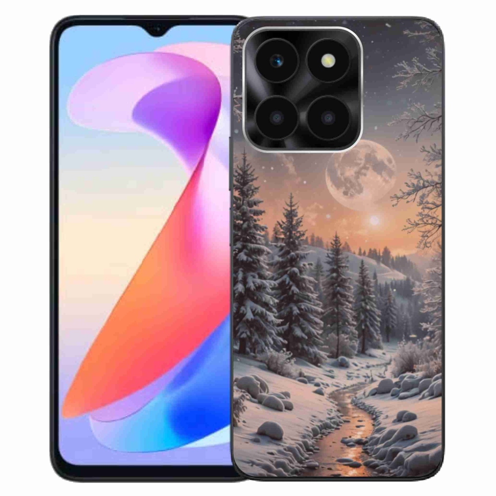 Gelový kryt mmCase na Honor X6a - zimní krajina 2