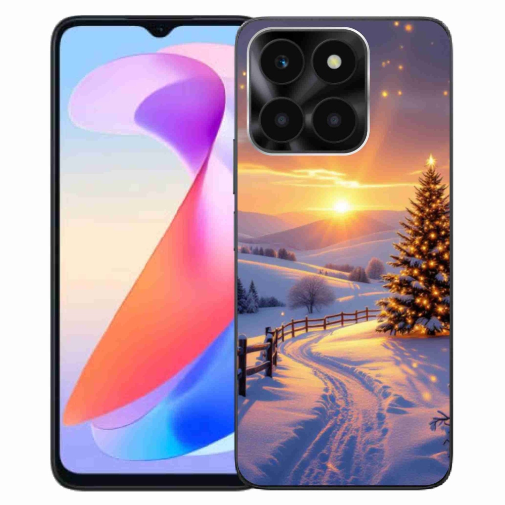 Gelový kryt mmCase na Honor X6a - zimní krajina