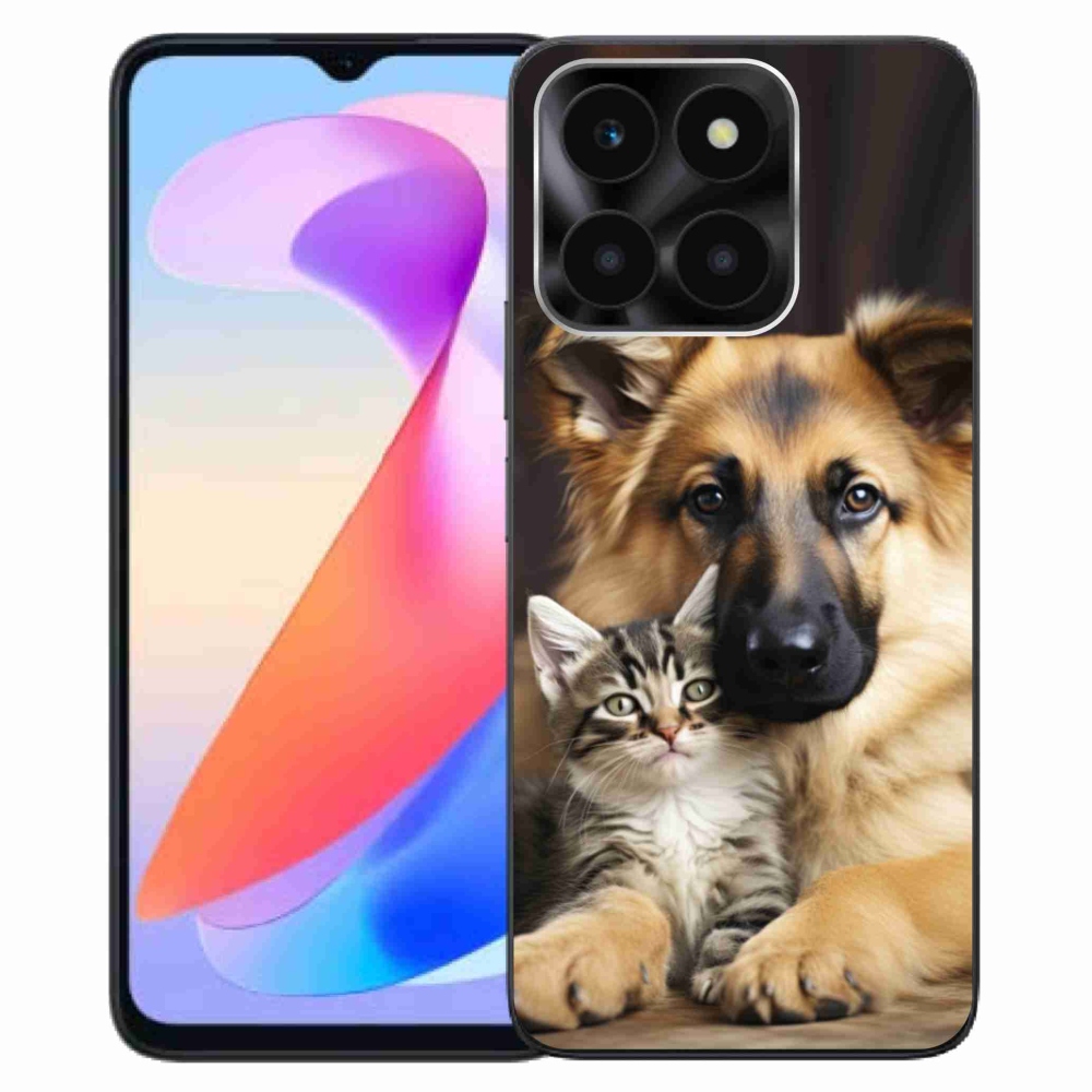 Gelový kryt mmCase na Honor X6a - zvířecí přátelství