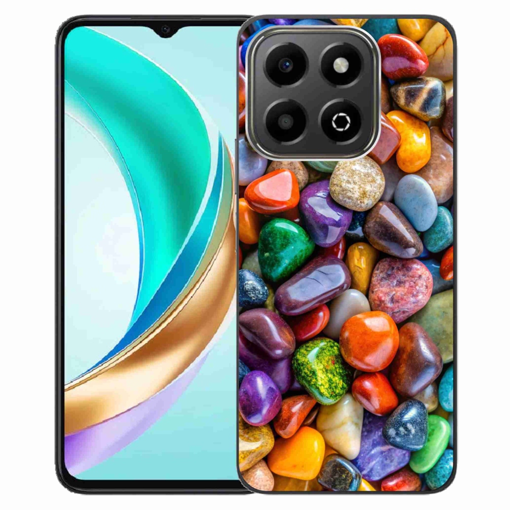 Gelový kryt mmCase na Honor X6b - barevné kamínky