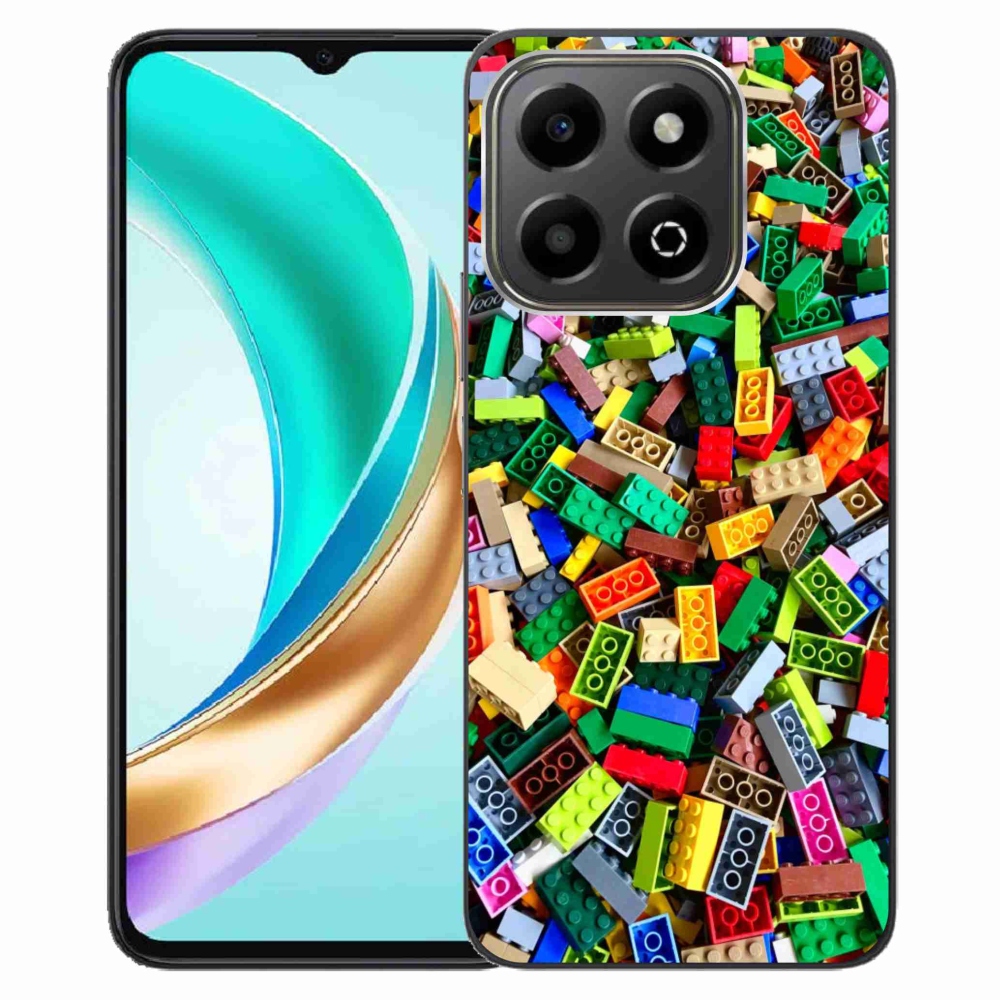 Gelový kryt mmCase na Honor X6b - barevné stavební kostky