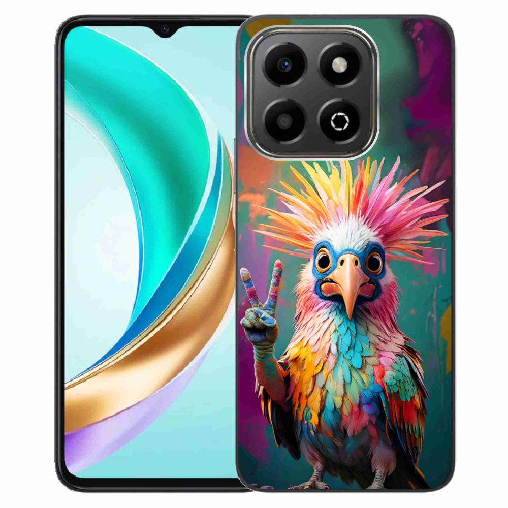 Gelový kryt mmCase na Honor X6b - barevný rebel