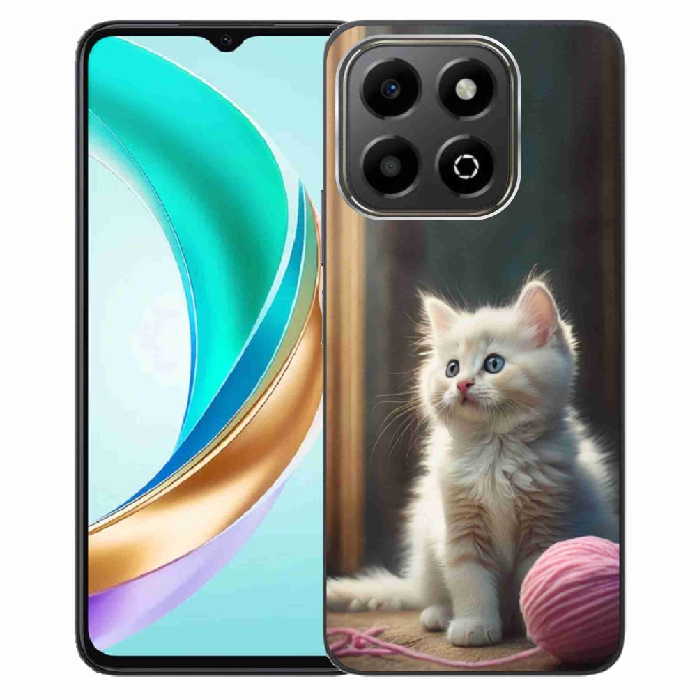 Gelový kryt mmCase na Honor X6b - bílé kotě 2