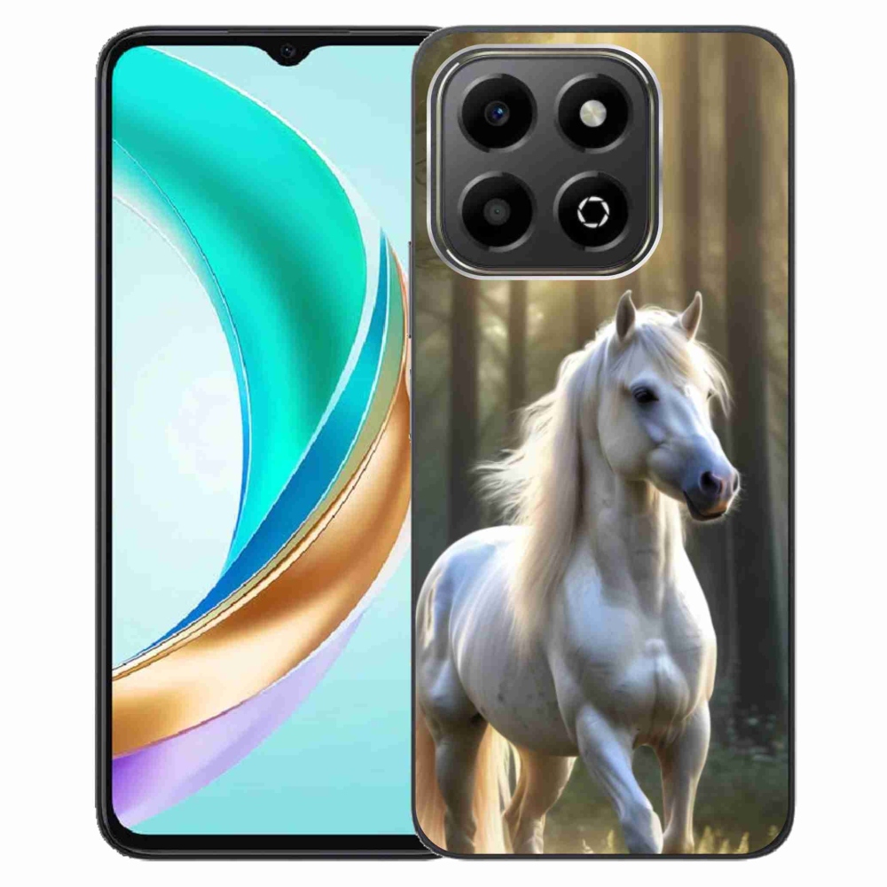 Gelový kryt mmCase na Honor X6b - bílý kůň 3