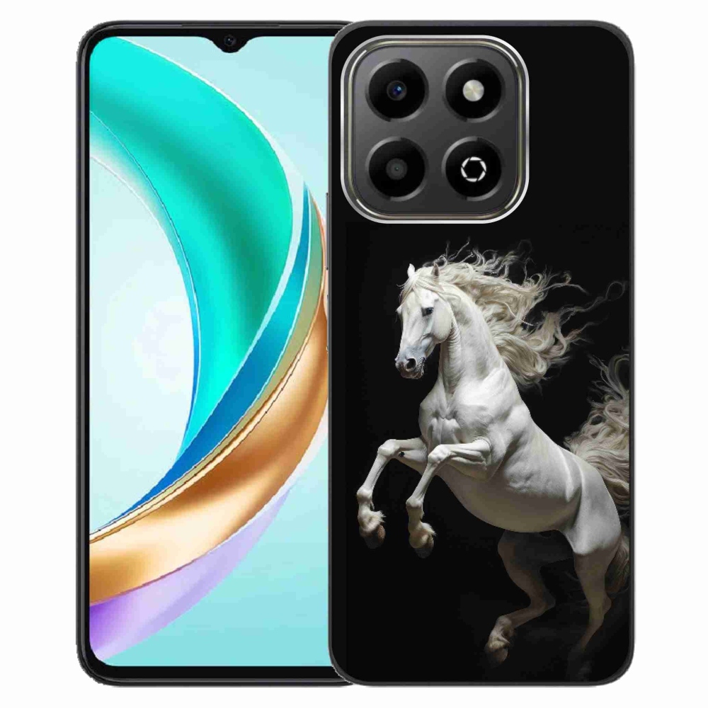 Gelový kryt mmCase na Honor X6b - bílý kůň 4