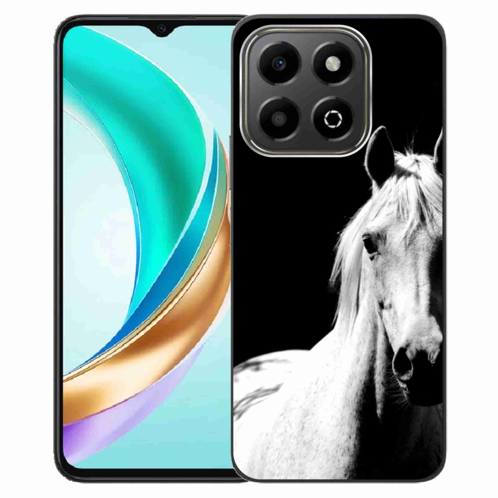 Gelový kryt mmCase na Honor X6b - bílý kůň 5