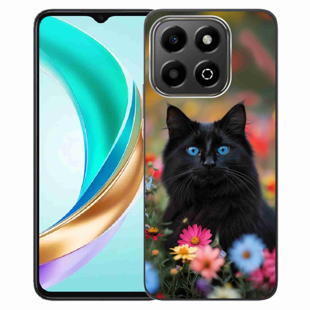 Gelový kryt mmCase na Honor X6b - černé kotě 4