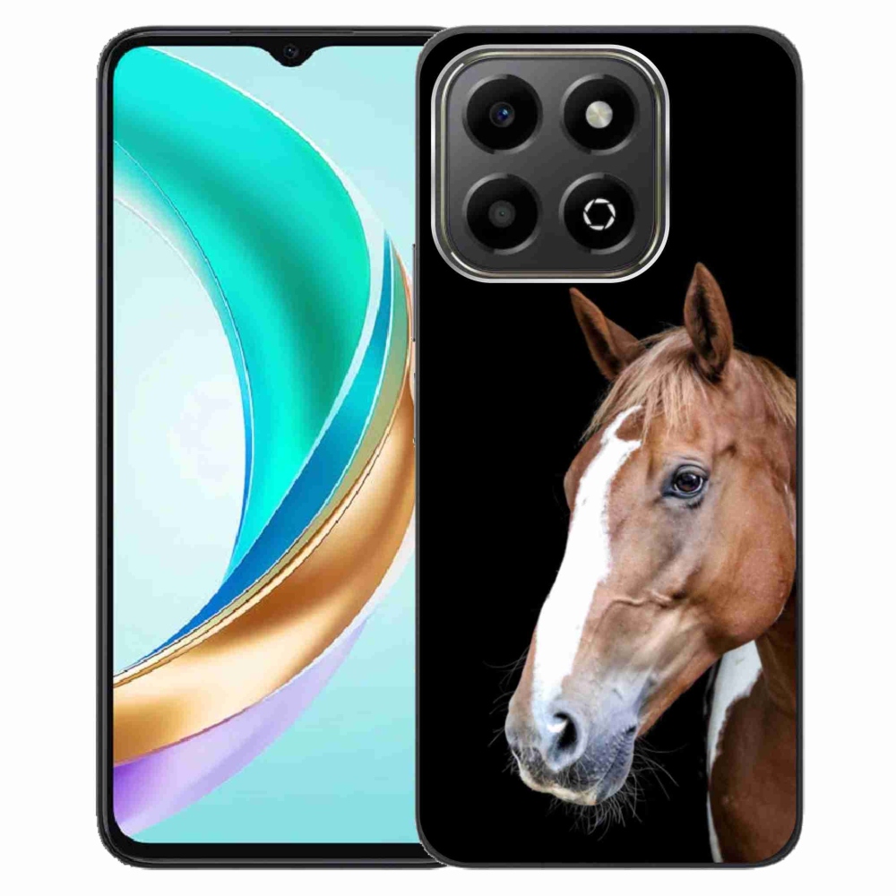 Gelový kryt mmCase na Honor X6b - hnědý kůň 3