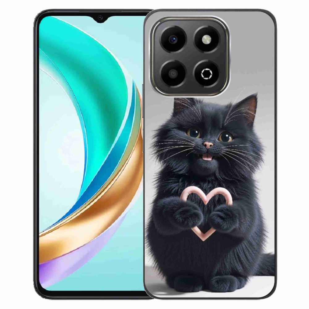 Gelový kryt mmCase na Honor X6b - kočičí láska 3