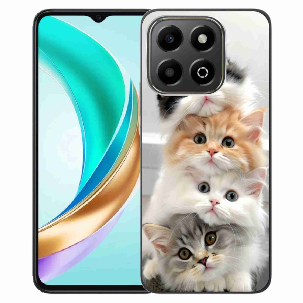 Gelový kryt mmCase na Honor X6b - kočičí parta