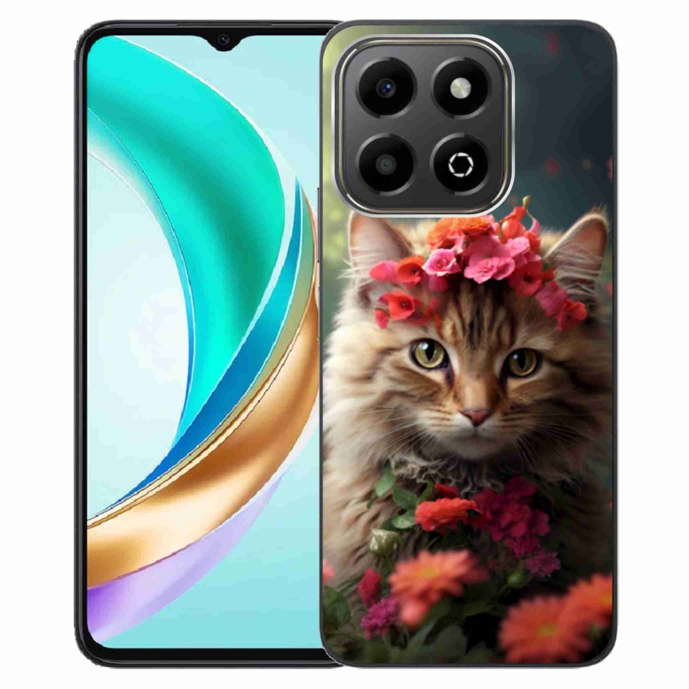 Gelový kryt mmCase na Honor X6b - kočíčí princezna