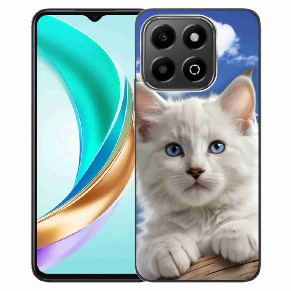 Gelový kryt mmCase na Honor X6b - kotě a oblaka