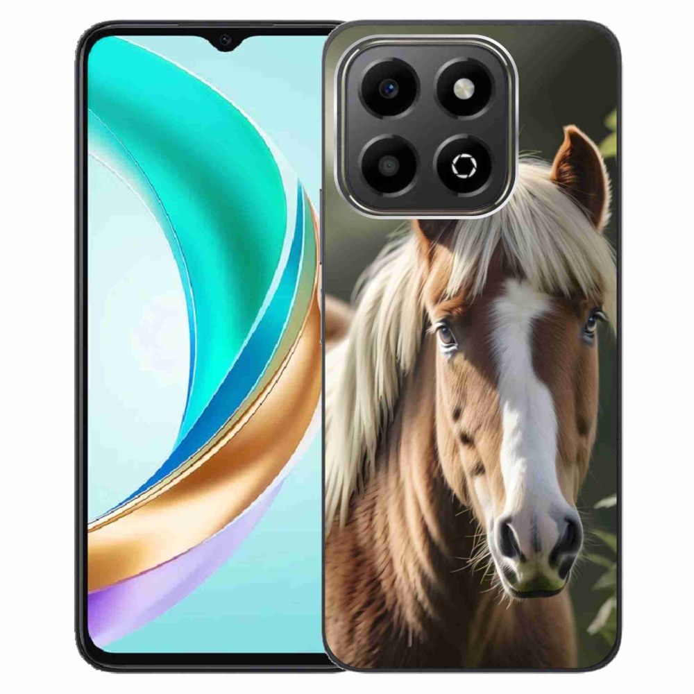 Gelový kryt mmCase na Honor X6b - kůň se světlou hřívou