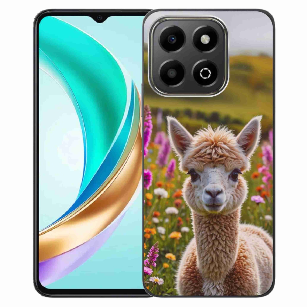 Gelový kryt mmCase na Honor X6b - lama na louce