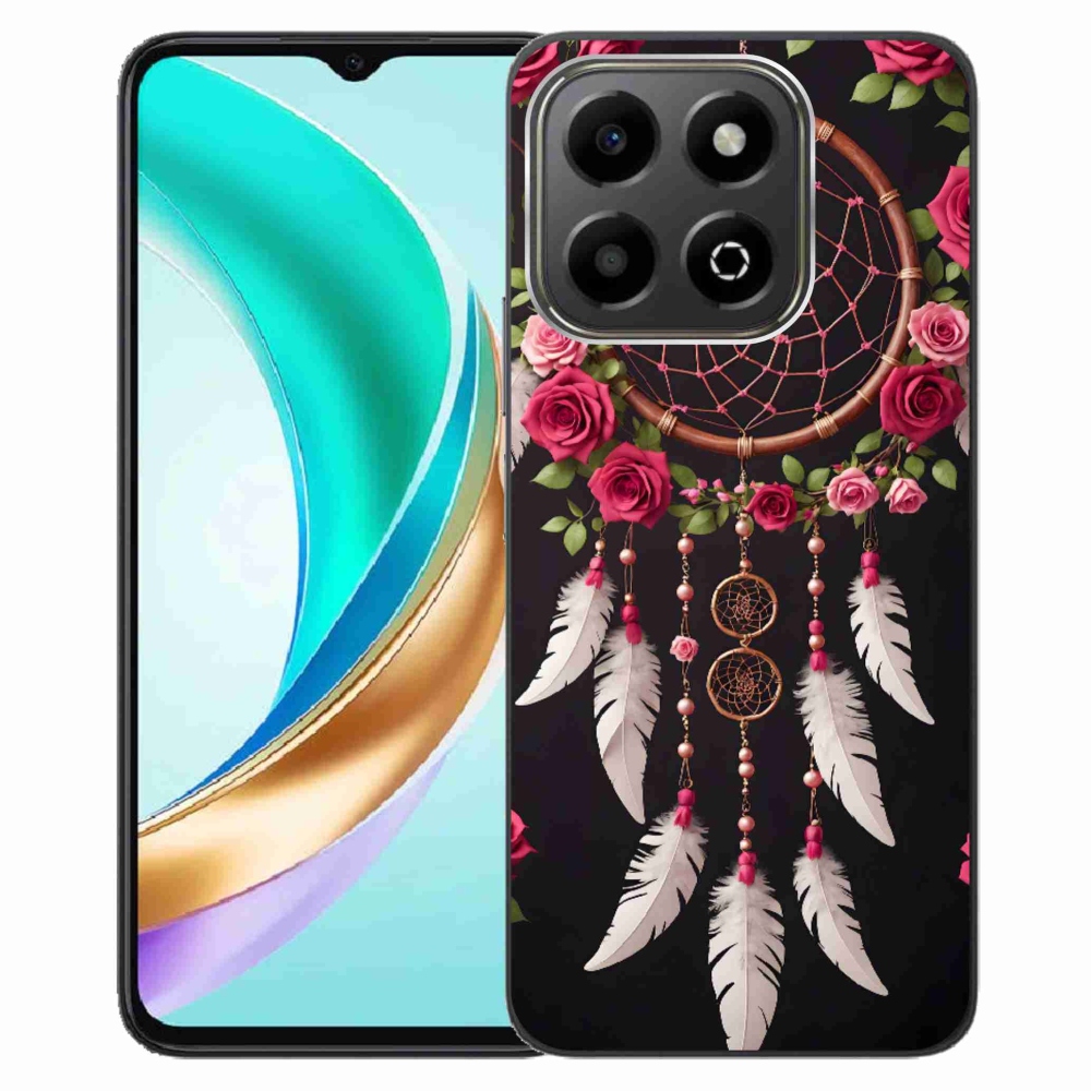 Gelový kryt mmCase na Honor X6b - lapač snů s růžemi
