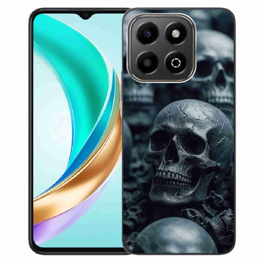 Gelový kryt mmCase na Honor X6b - lebka 2