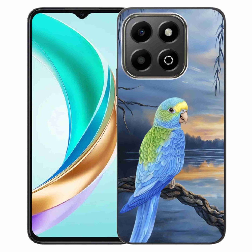 Gelový kryt mmCase na Honor X6b - modrý papoušek