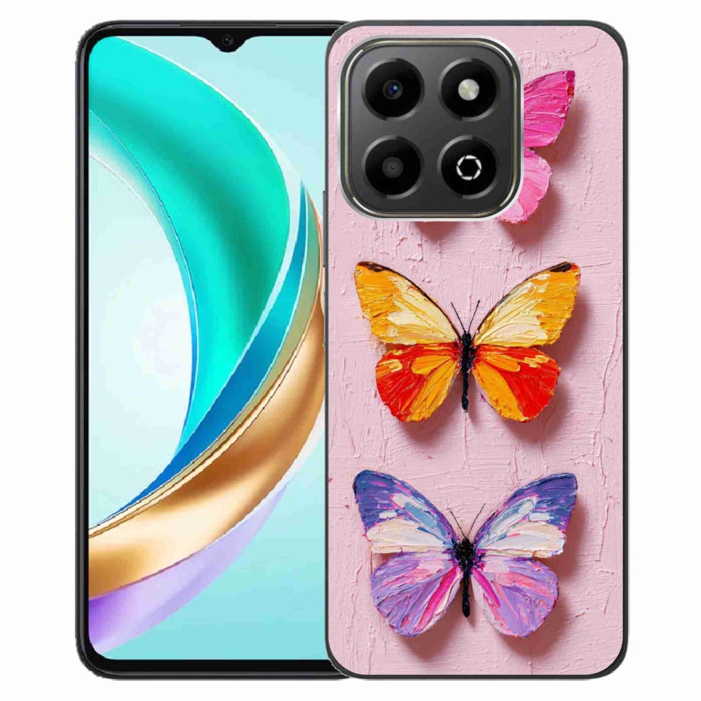 Gelový kryt mmCase na Honor X6b - motýlí trojice