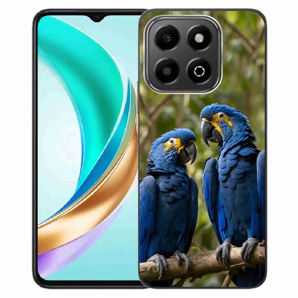 Gelový kryt mmCase na Honor X6b - papouščí duo
