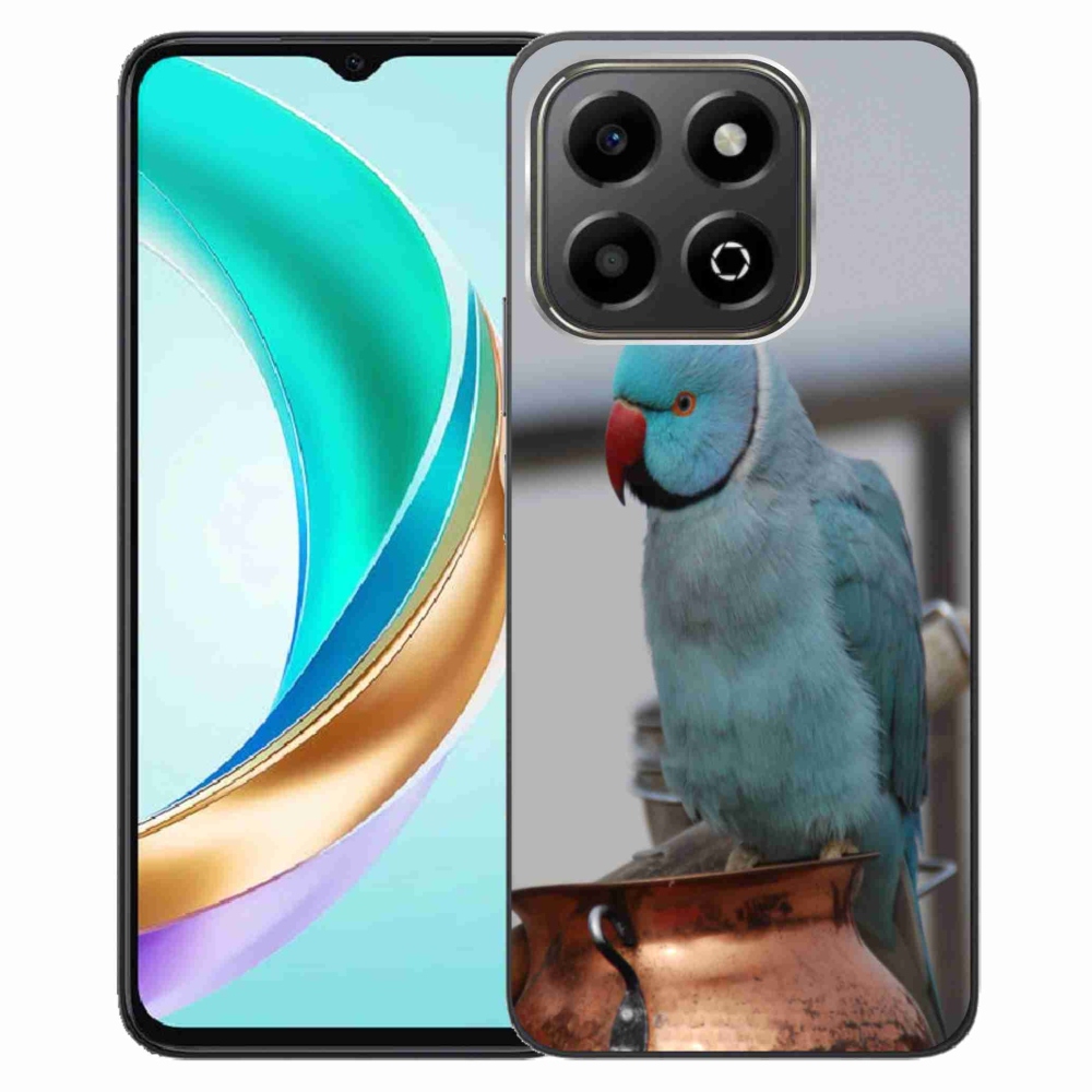Gelový kryt mmCase na Honor X6b - papoušek alexandr modrý