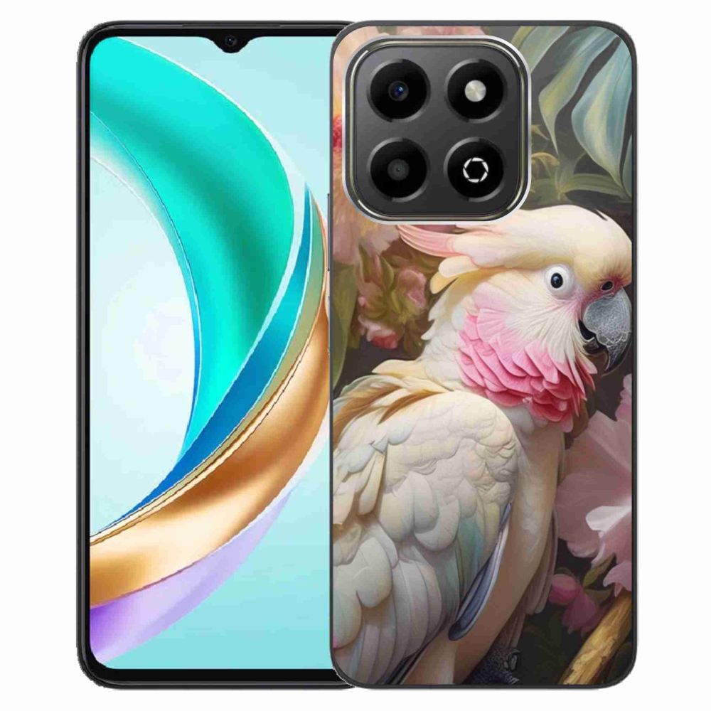 Gelový kryt mmCase na Honor X6b - papoušek kakadu růžový 2