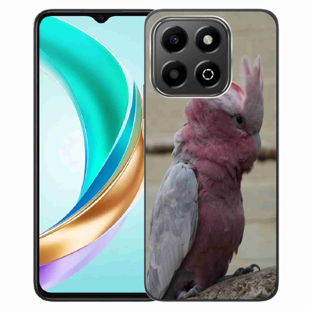 Gelový kryt mmCase na Honor X6b - papoušek kakadu růžový