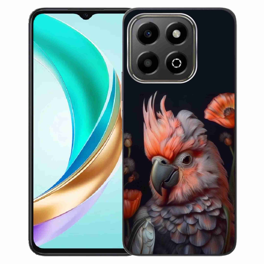 Gelový kryt mmCase na Honor X6b - papoušek kakadu v barvách