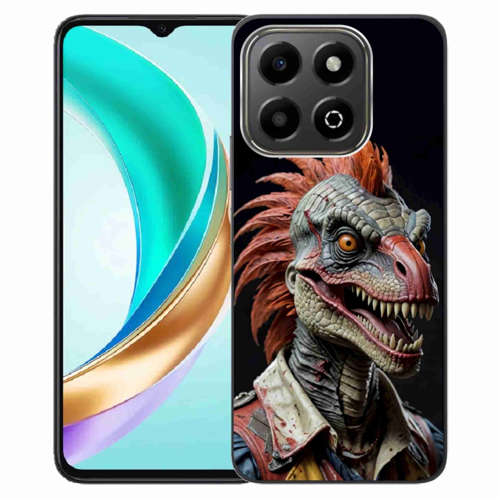 Gelový kryt mmCase na Honor X6b - punk dinosaurus