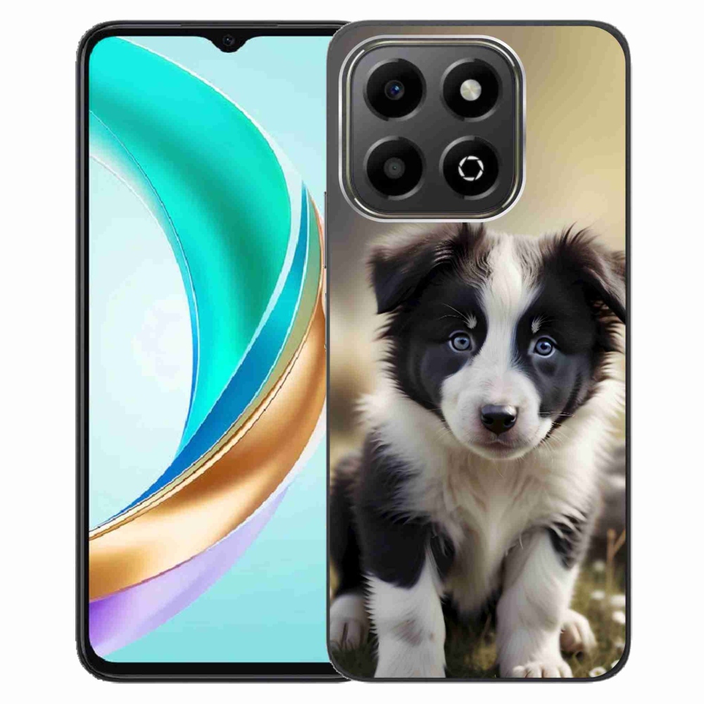 Gelový kryt mmCase na Honor X6b - roztomilá border kolie