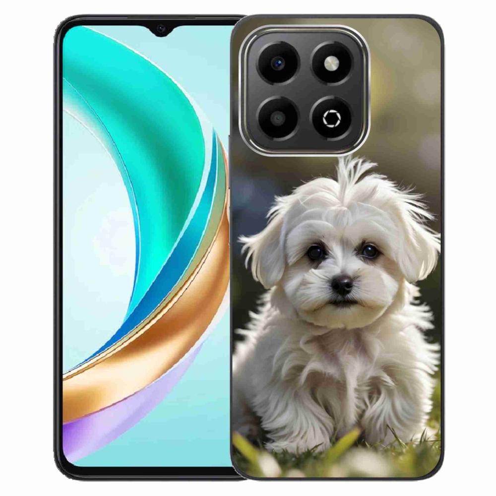 Gelový kryt mmCase na Honor X6b - roztomilý maltézský psík