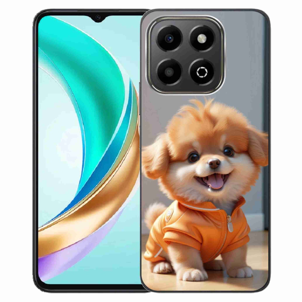 Gelový kryt mmCase na Honor X6b - roztomilý pomeranian v mikině