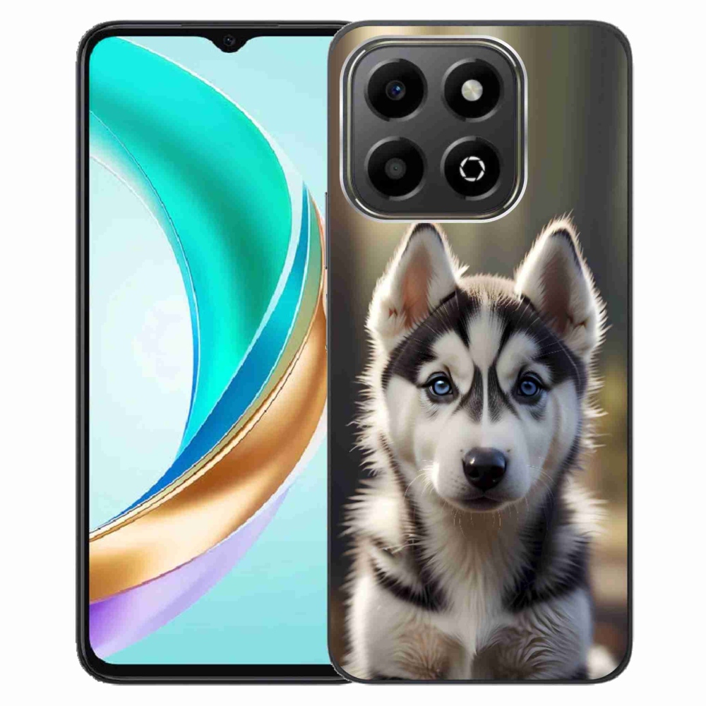 Gelový kryt mmCase na Honor X6b - roztomilý sibiřský husky