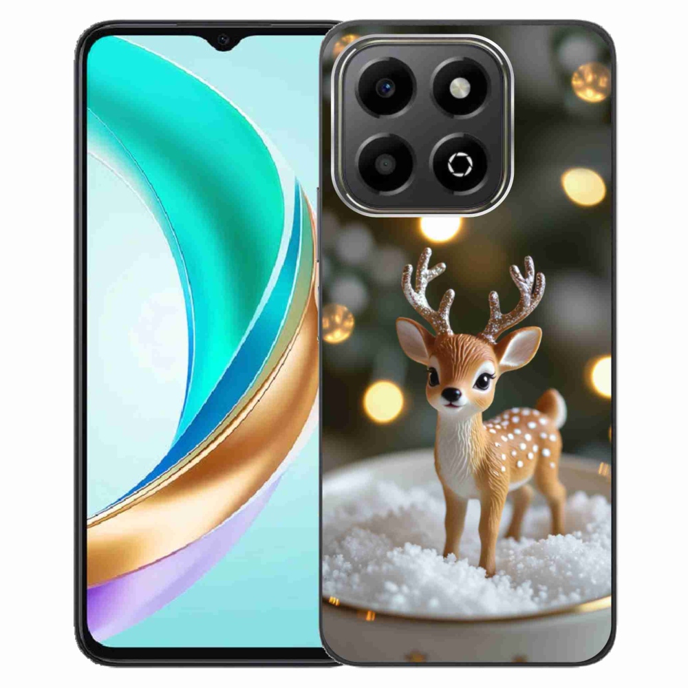 Gelový kryt mmCase na Honor X6b - roztomilý vánoční jelen