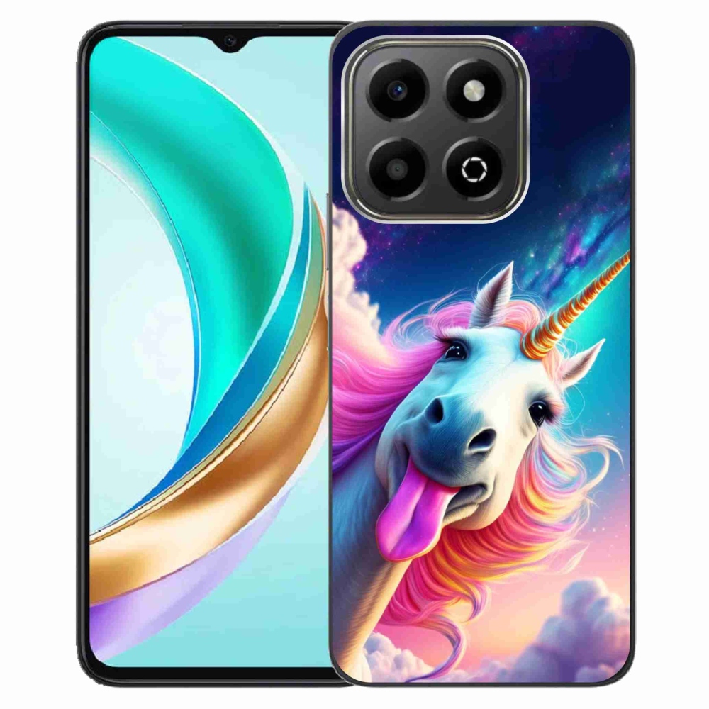 Gelový kryt mmCase na Honor X6b - šílený jednorožec
