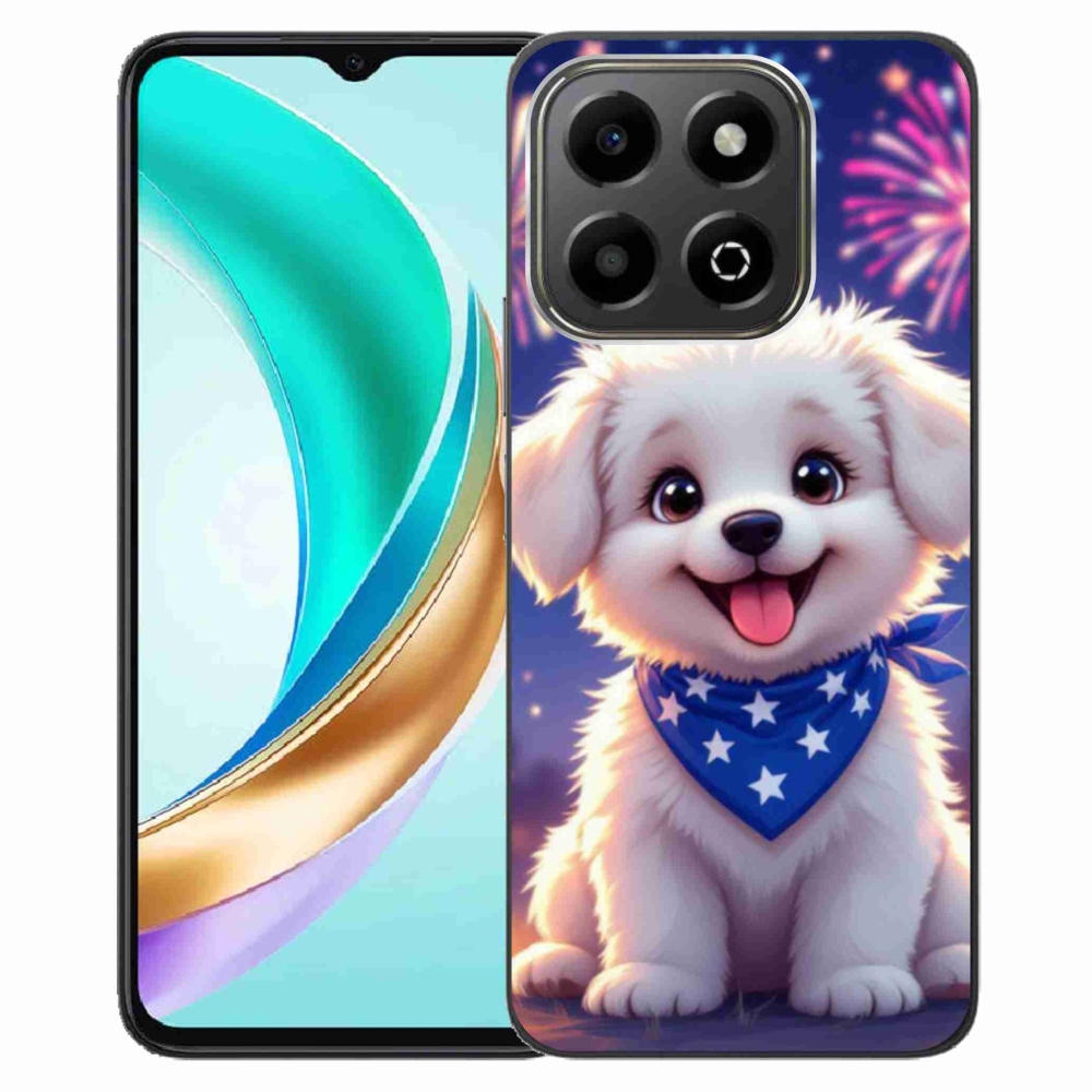 Gelový kryt mmCase na Honor X6b - slavnostní štěně