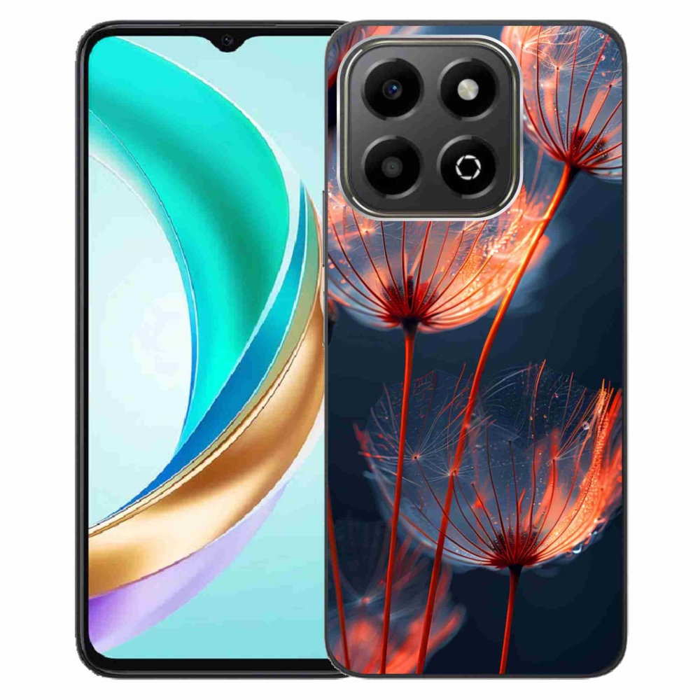 Gelový kryt mmCase na Honor X6b - světélkující chmýří