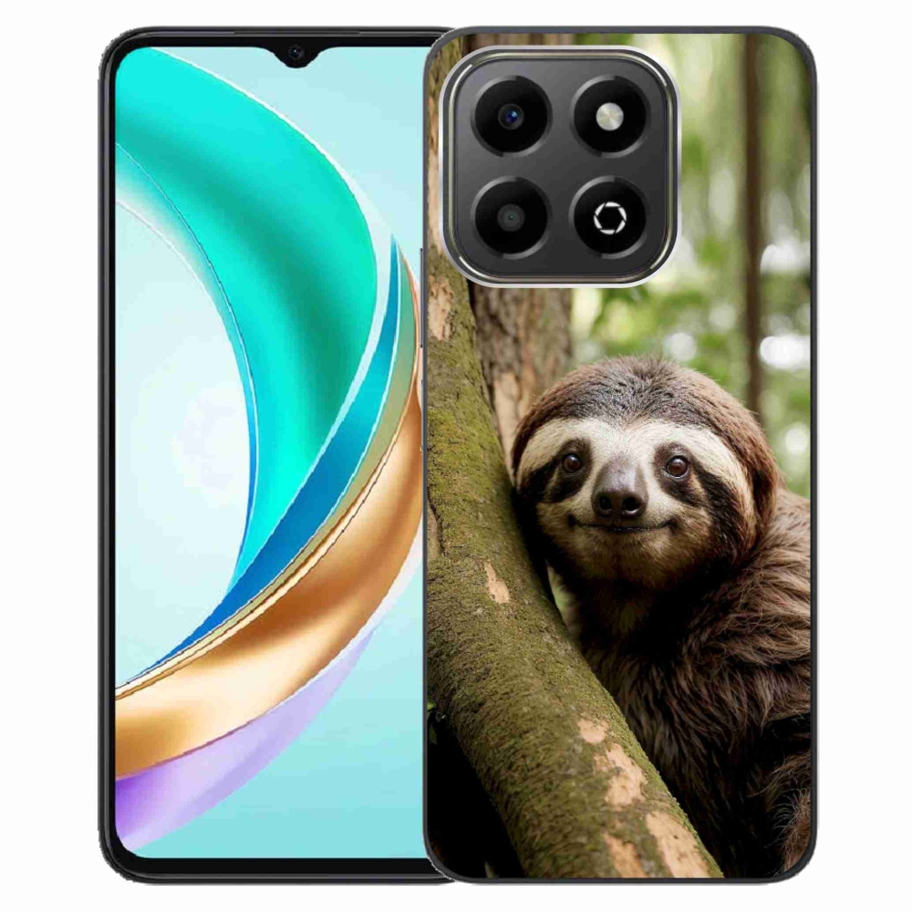 Gelový kryt mmCase na Honor X6b - usměvavý lenochod
