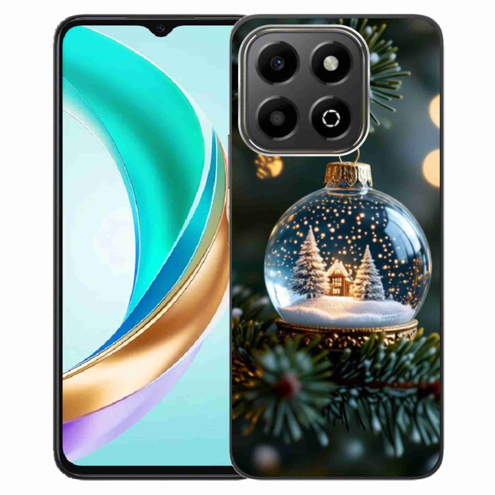 Gelový kryt mmCase na Honor X6b - vánoční koule 2