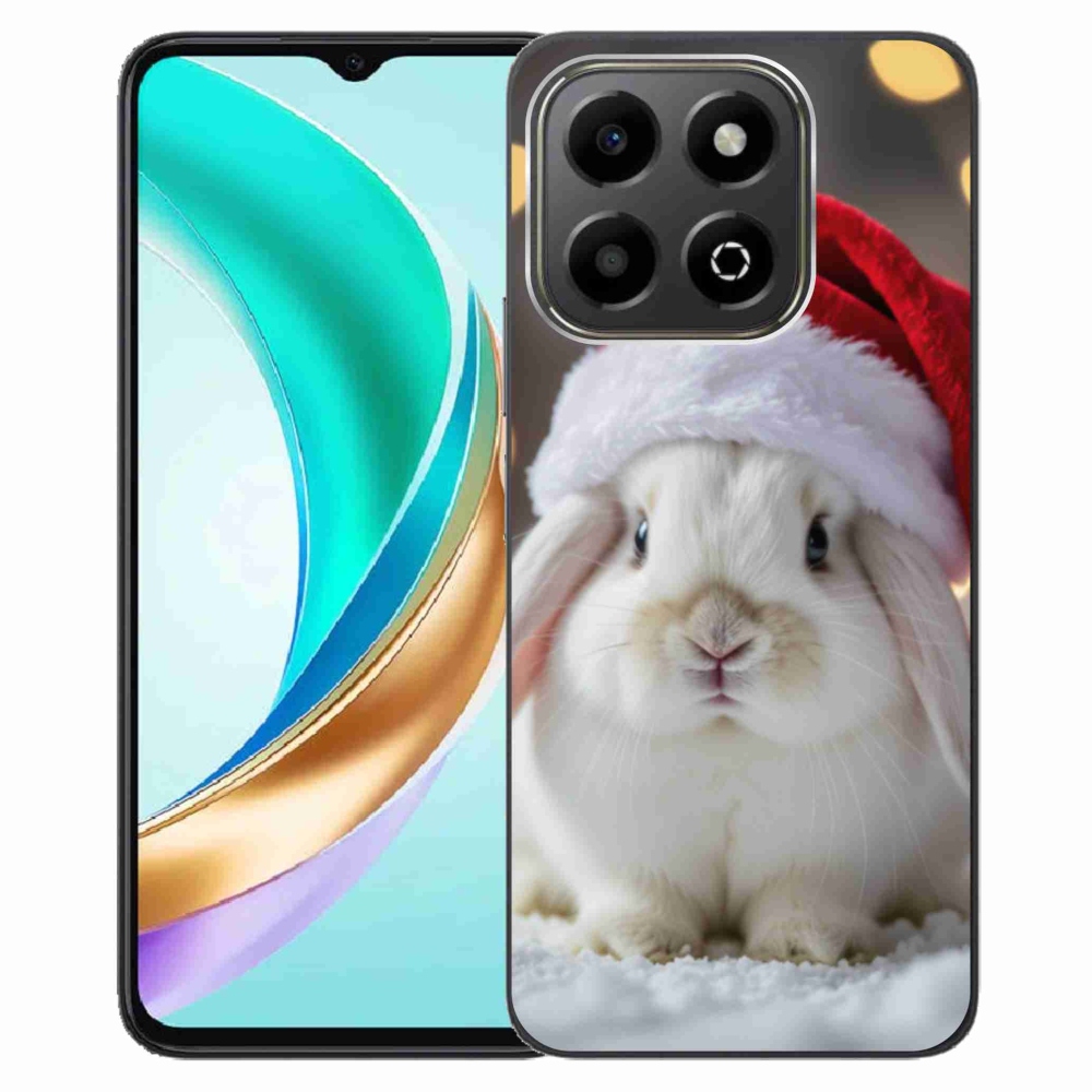 Gelový kryt mmCase na Honor X6b - vánoční králík