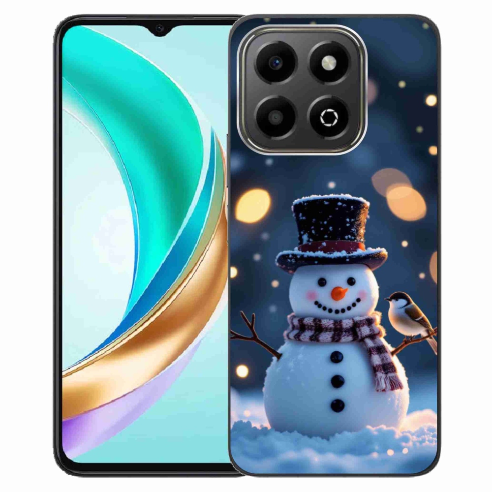 Gelový kryt mmCase na Honor X6b - vánoční sněhulák