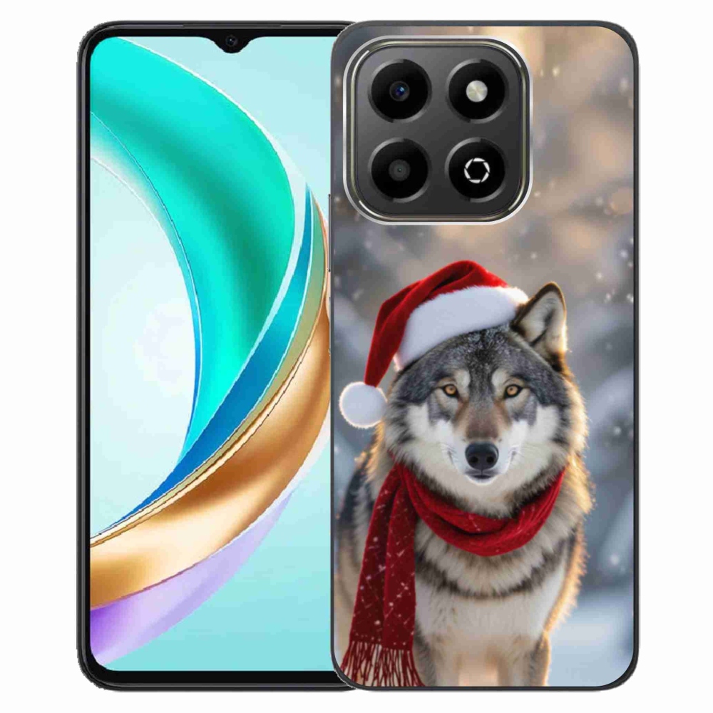 Gelový kryt mmCase na Honor X6b - vánoční vlk