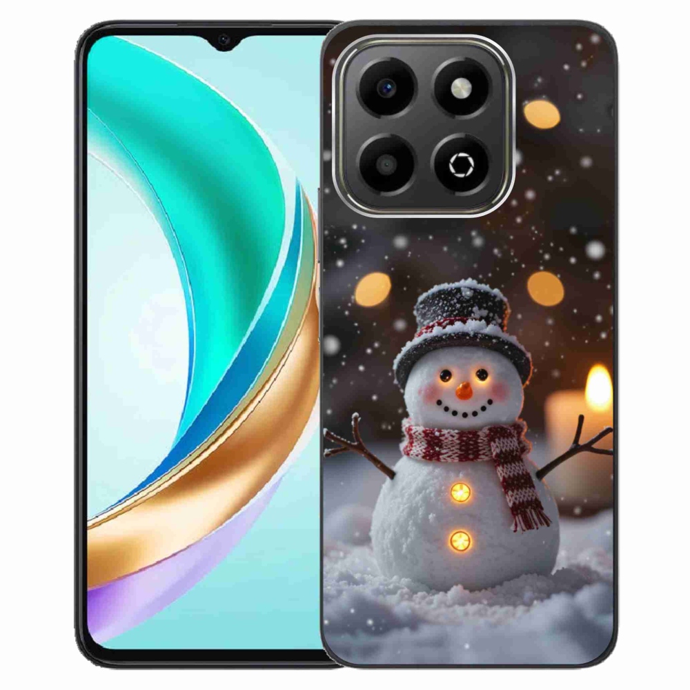 Gelový kryt mmCase na Honor X6b - veselý sněhulák