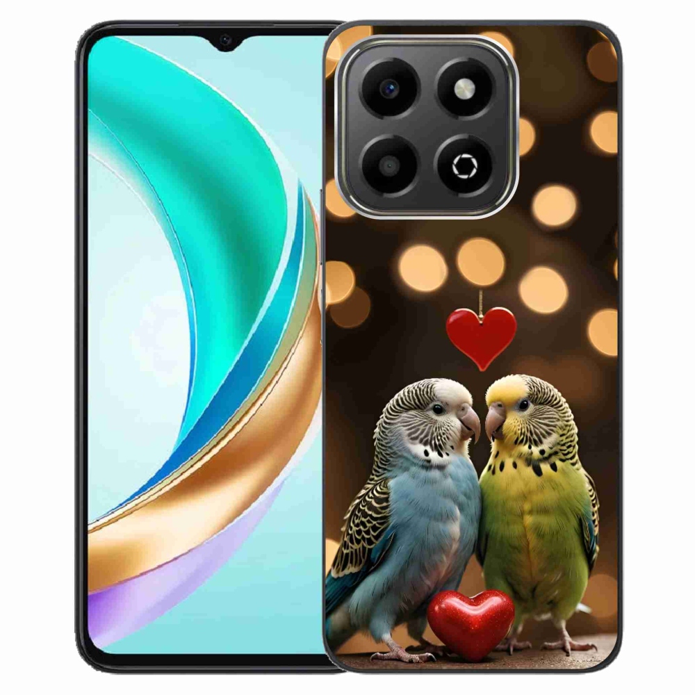Gelový kryt mmCase na Honor X6b - zamilovaní papoušci