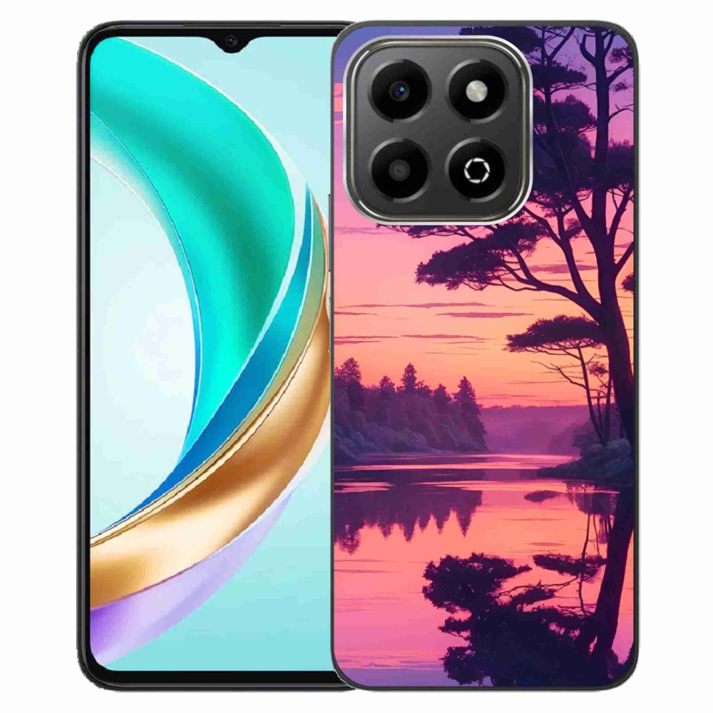 Gelový kryt mmCase na Honor X6b - západ slunce nad jezerem