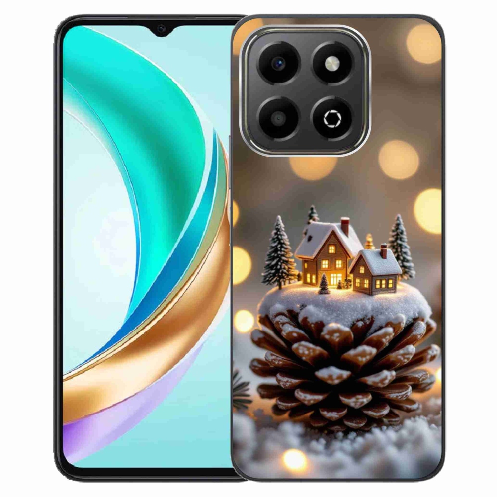 Gelový kryt mmCase na Honor X6b - zimní vesnička