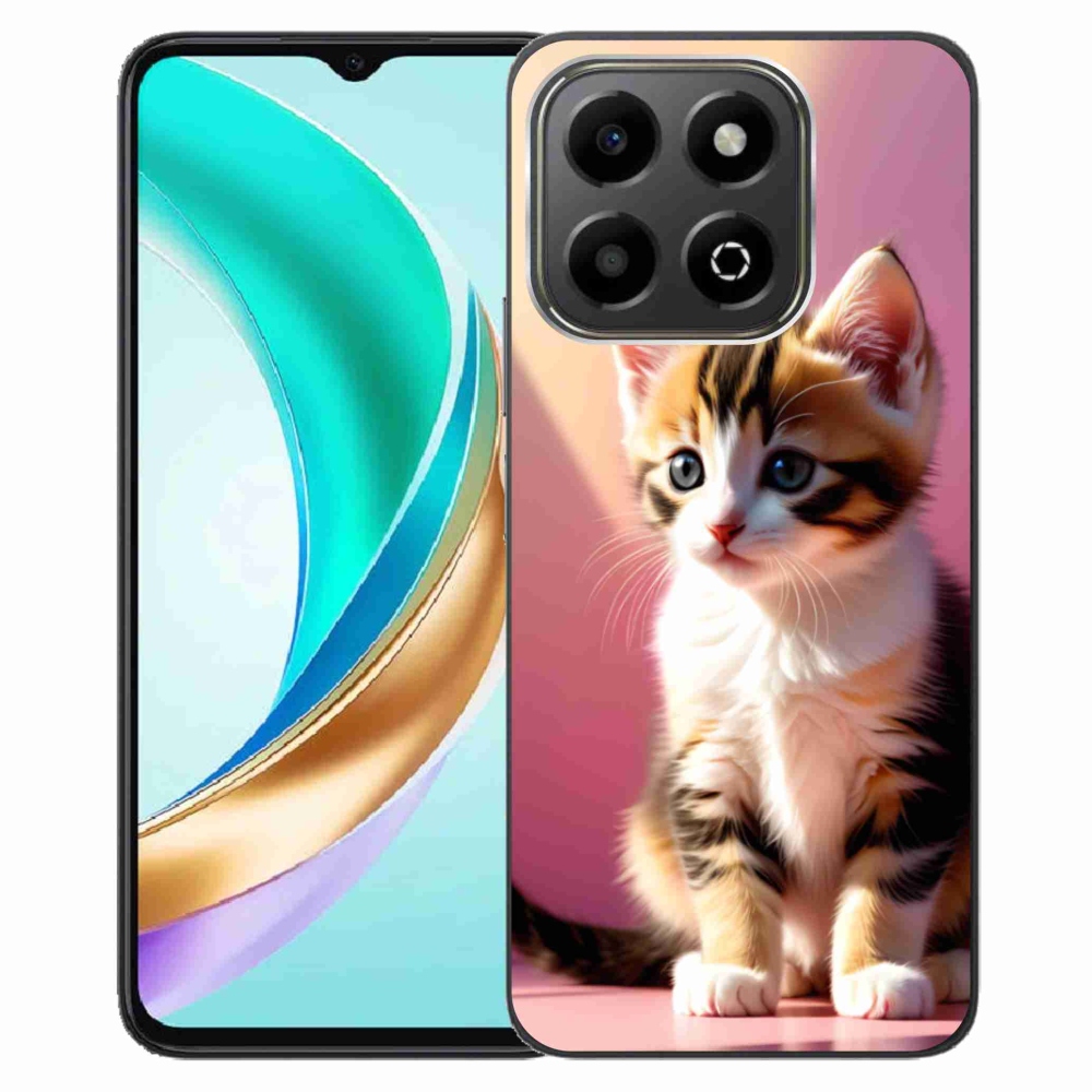 Gelový kryt mmCase na Honor X6b - zvědavé kotě 2