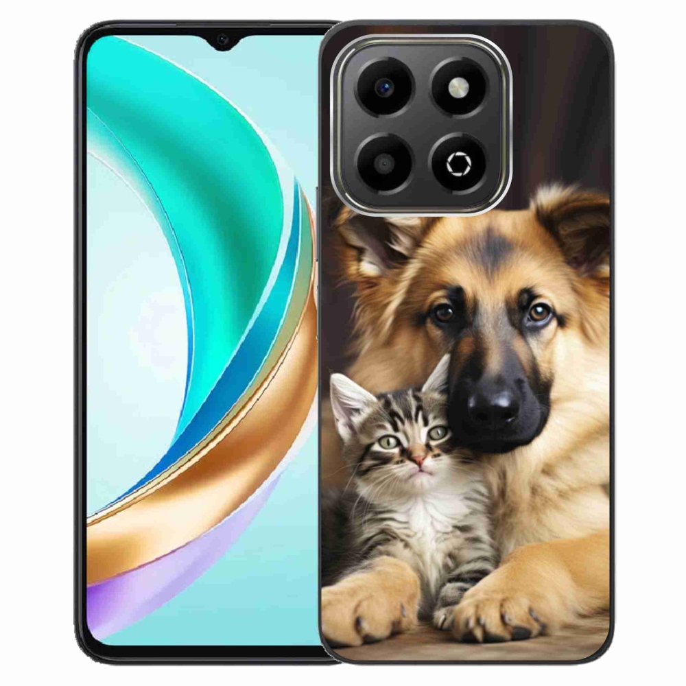 Gelový kryt mmCase na Honor X6b - zvířecí přátelství