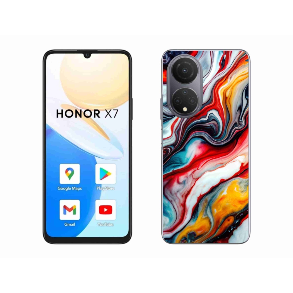Gelový kryt mmCase na Honor X7 - abstraktní motiv 35