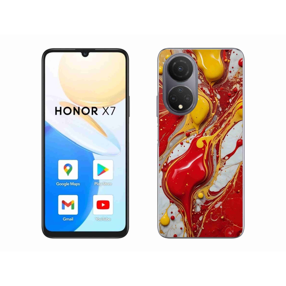 Gelový kryt mmCase na Honor X7 - abstraktní motiv 42